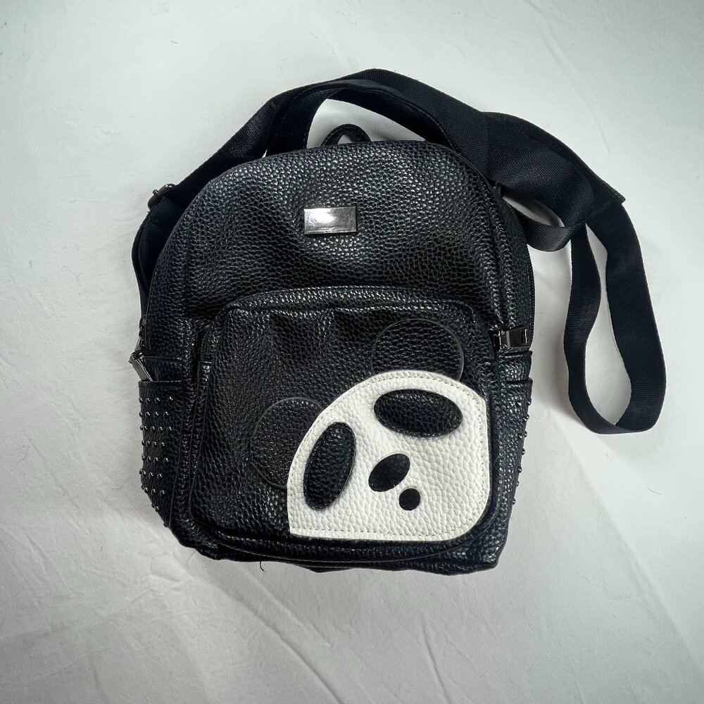 I LOVE AZA Super cute Panda backpack (9x9 inches), soft faux leather